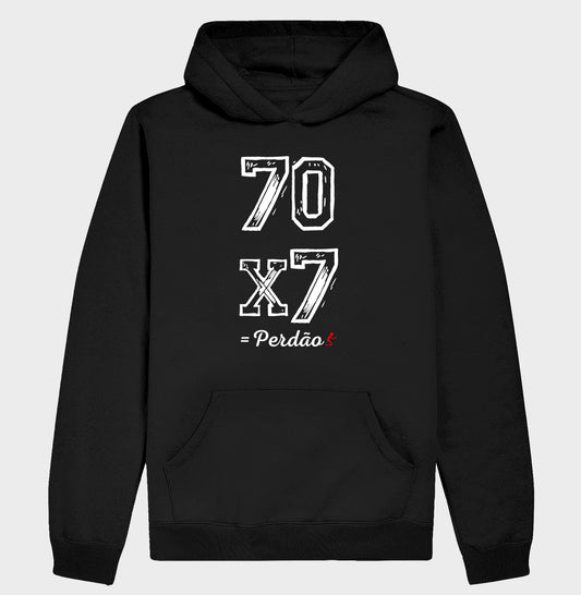 Moletom Com Capuz | Perdão 70x7