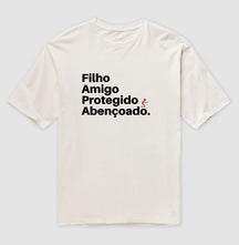Camiseta Oversized | Abençoado