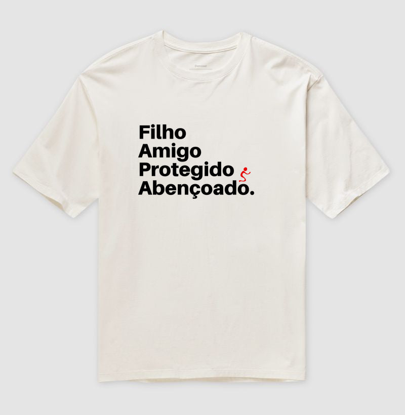 Camiseta Oversized | Abençoado