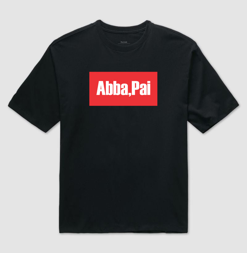 Camiseta Oversized | Abba, Pai
