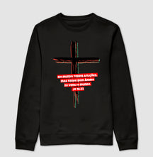 Moletom Sem Capuz | A mensagem da Cruz