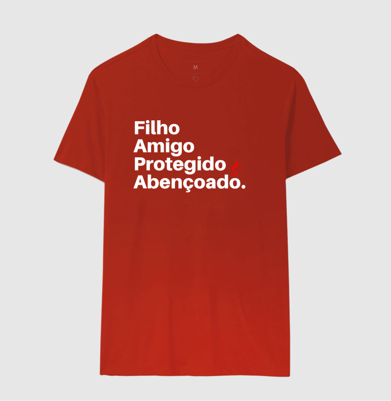 Camiseta Masculina | Abençoado