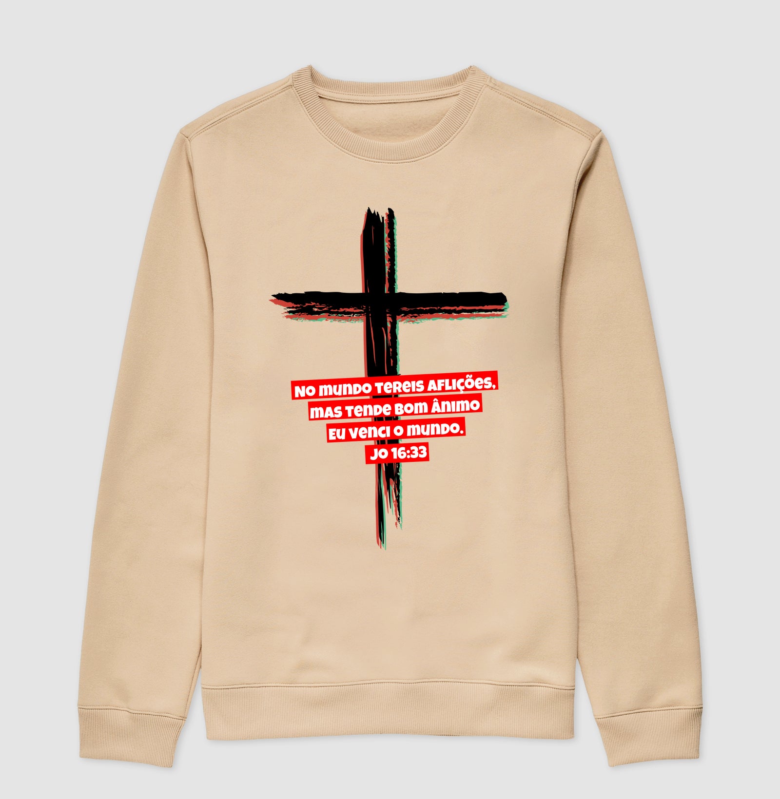 Moletom Sem Capuz | A mensagem da Cruz