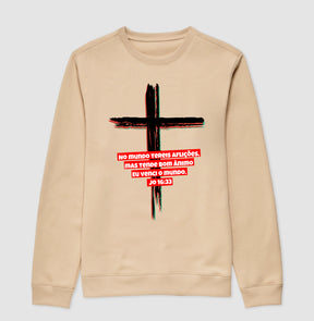 Moletom Sem Capuz | A mensagem da Cruz