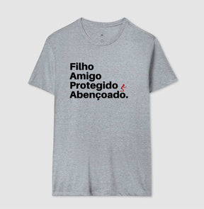 Camiseta Masculina | Abençoado