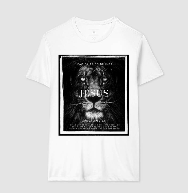 Camiseta Masculina | Leão Da Tribo De Judá