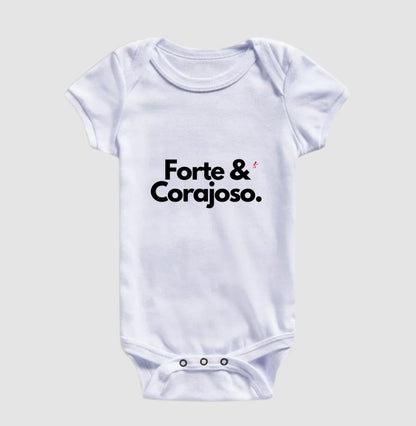 Body Infantil | Forte e Corajoso