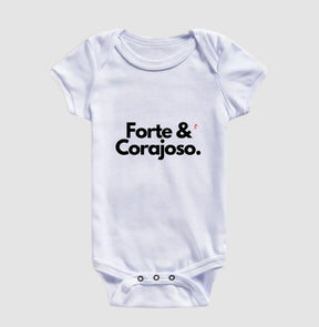 Body Infantil | Forte e Corajoso