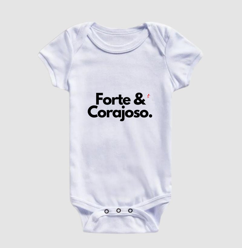 Body Infantil | Forte e Corajoso