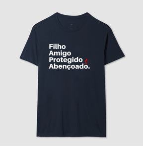 Camiseta Masculina | Abençoado