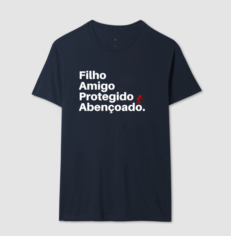 Camiseta Masculina | Abençoado