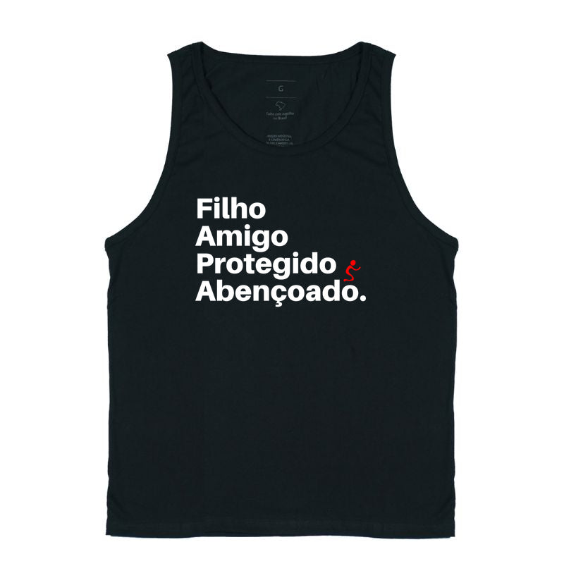 Camiseta Regata | Abençoado