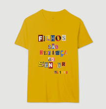 Camiseta Masculina | Filhos São Herança Do Senhor