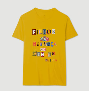Camiseta Masculina | Filhos São Herança Do Senhor