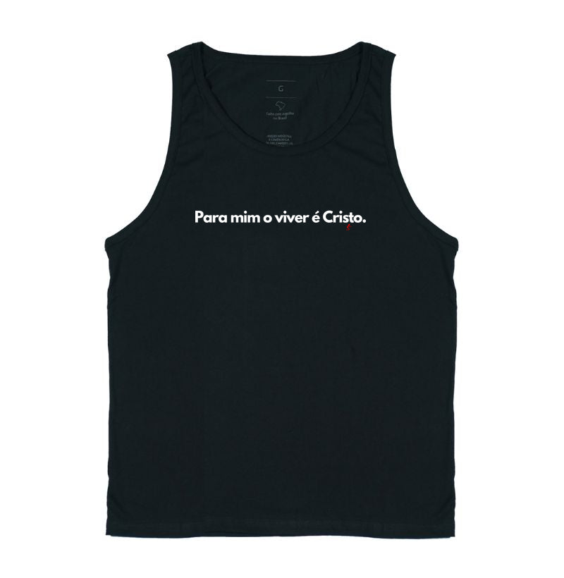 Camiseta Regata | O Viver é Cristo