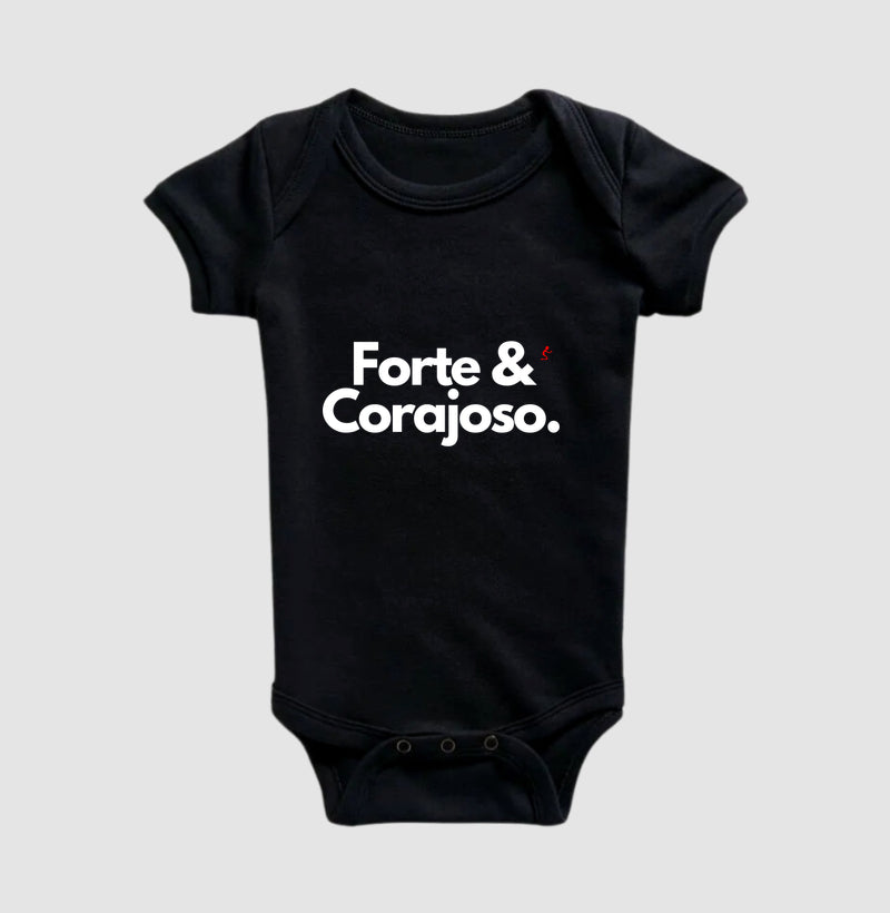 Body Infantil | Forte e Corajoso