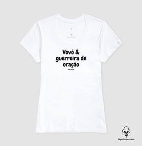 Camiseta Feminina Peruana | Vovó guerreira de oração