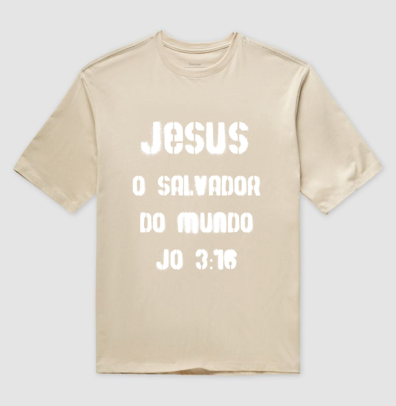 Camiseta Oversized | O Salvador do Mundo