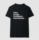 Camiseta Masculina | Abençoado
