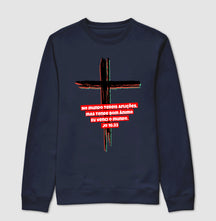 Moletom Sem Capuz | A mensagem da Cruz