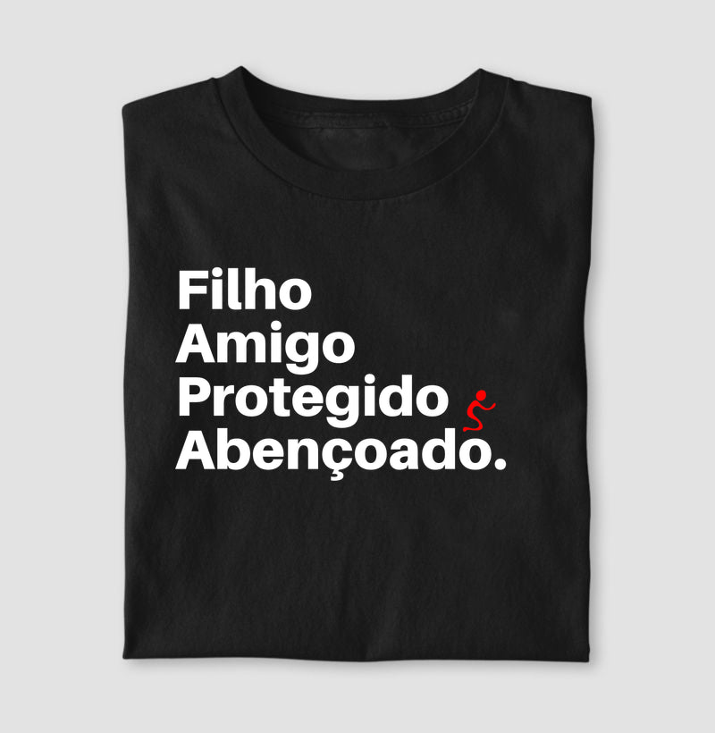 Camiseta Masculina | Abençoado