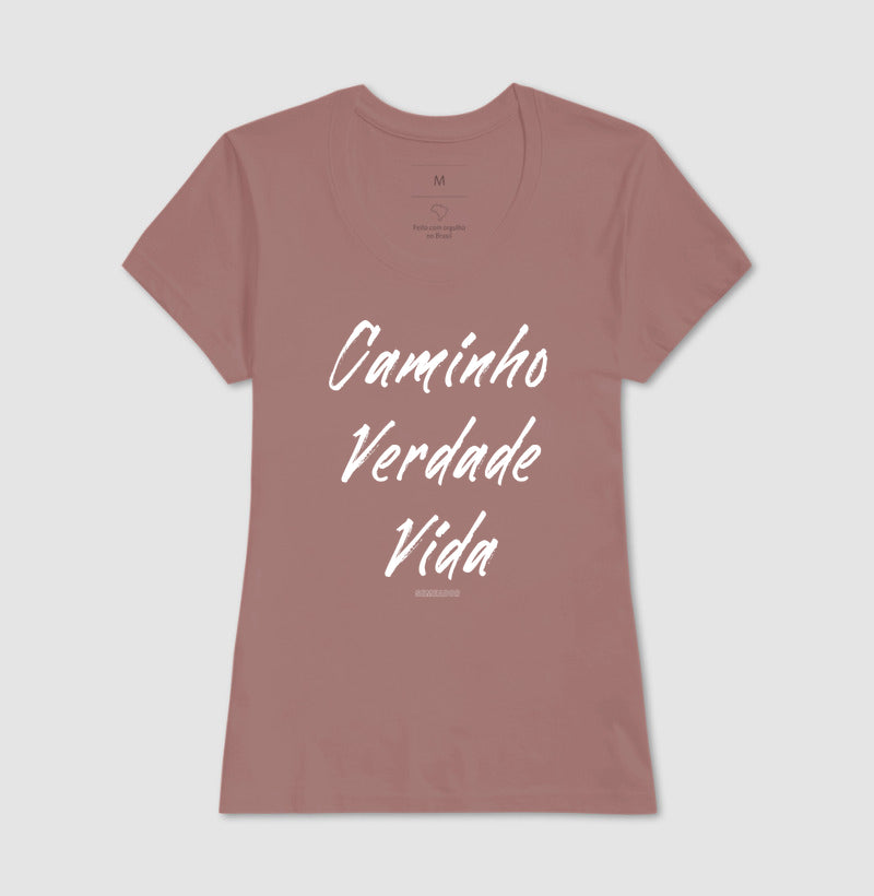 Camiseta Feminina | Caminho Verdade Vida II