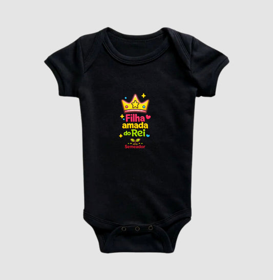 Body Infantil | Filha Amada de Deus