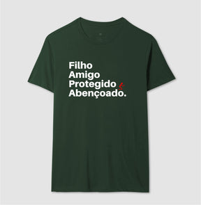 Camiseta Masculina | Abençoado
