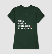 Camiseta Feminina | Abençoada