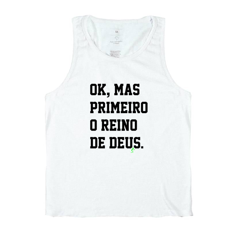 Camiseta Regata | Primeiro o Reino de Deus