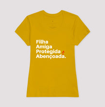 Camiseta Feminina | Abençoada