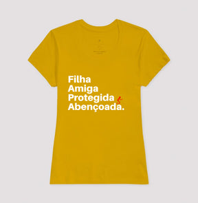 Camiseta Feminina | Abençoada