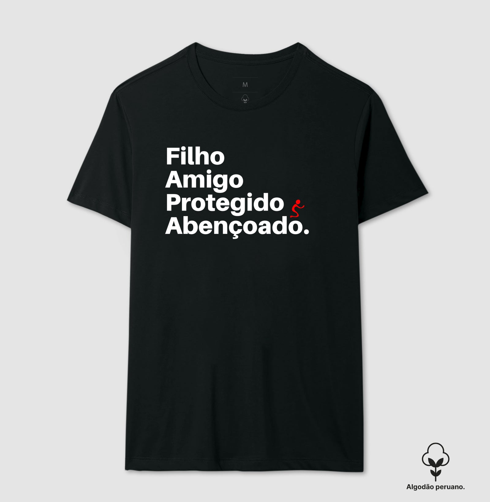 Camiseta Masculina Peruana | Abençoado