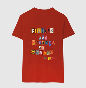 Camiseta Masculina | Filhos São Herança Do Senhor