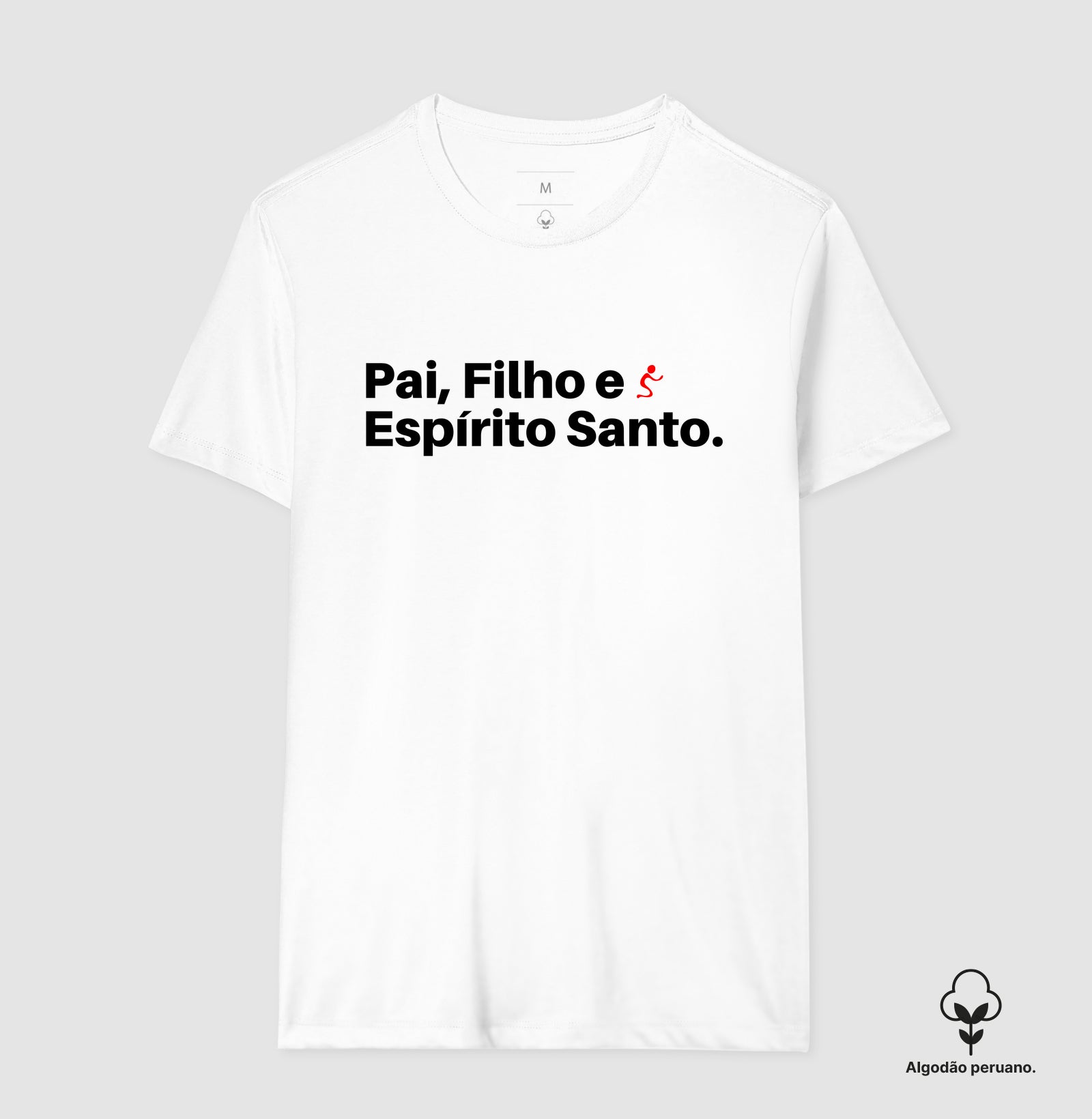 Camiseta Masculina Peruana | Pai, Filho e Espírito Santo