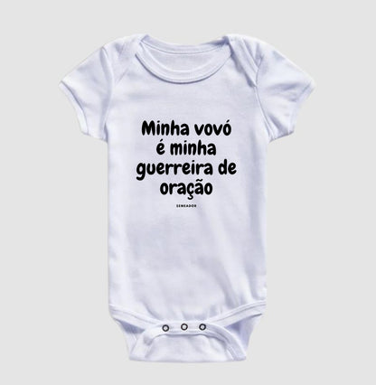Body Infantil | Minha vovó é minha guerreira de oração