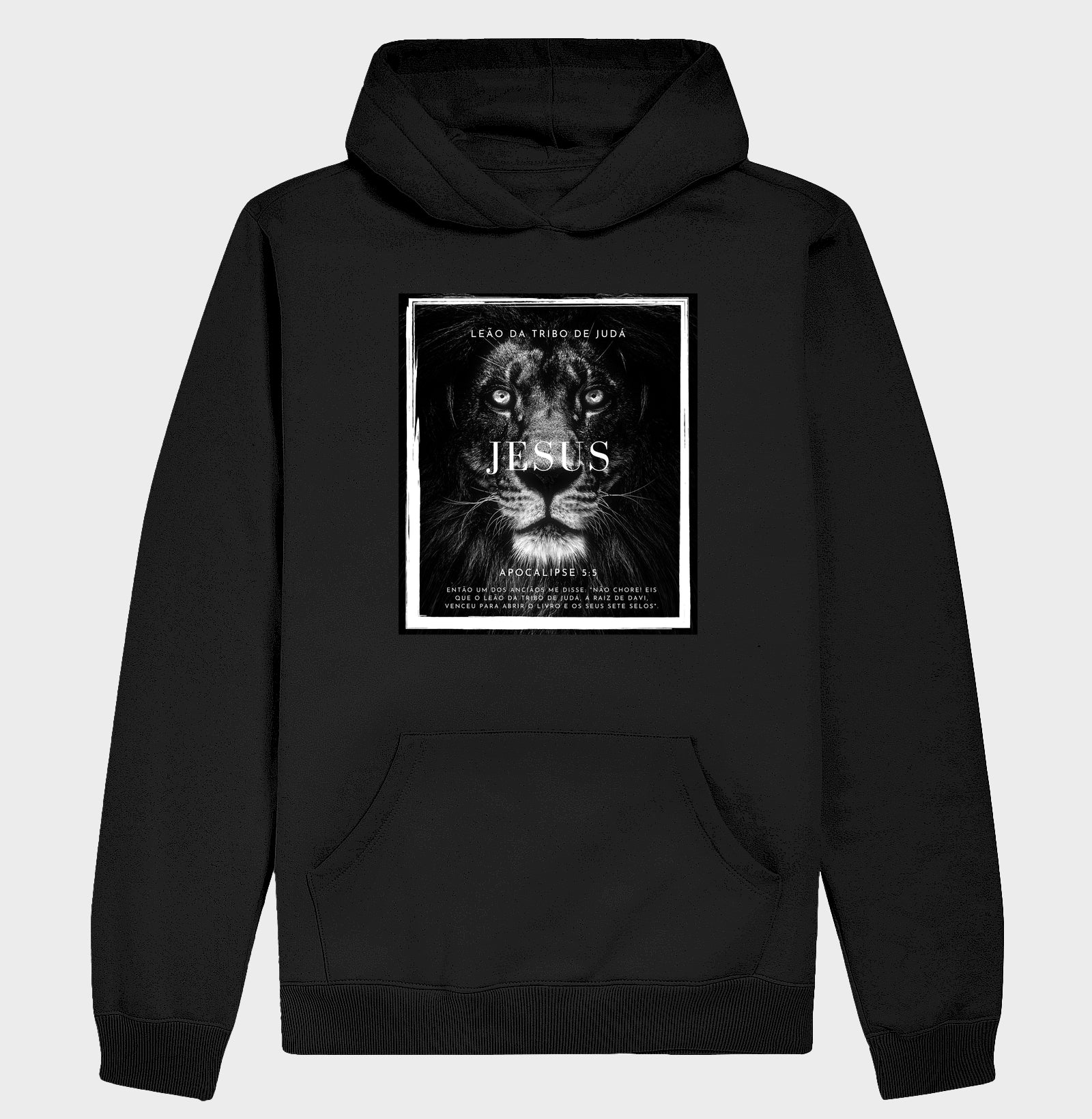 Moletom Com Capuz | Leão Da Tribo De Judá