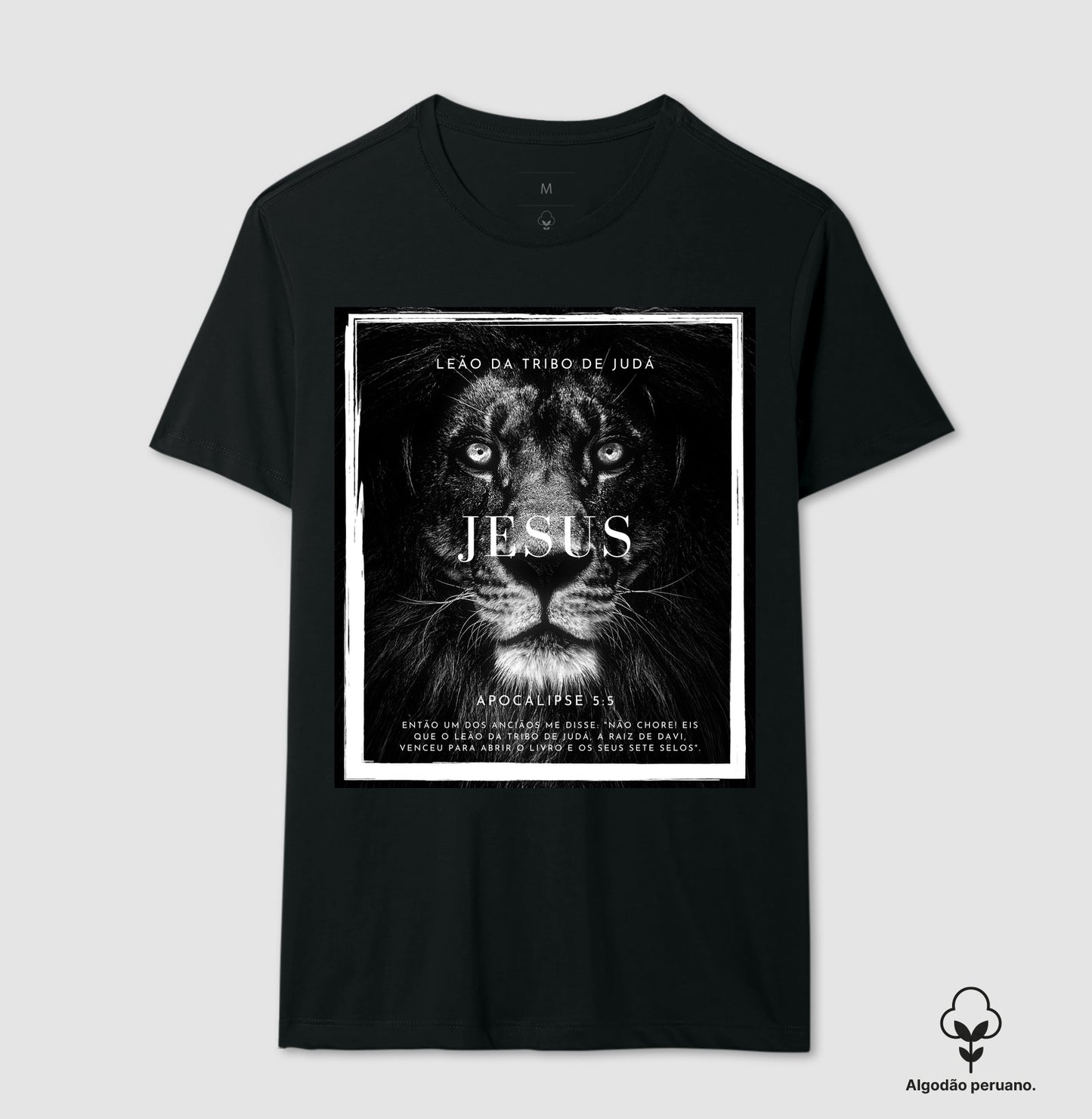 Camiseta Masculina Peruana | Leão Da Tribo De Judá