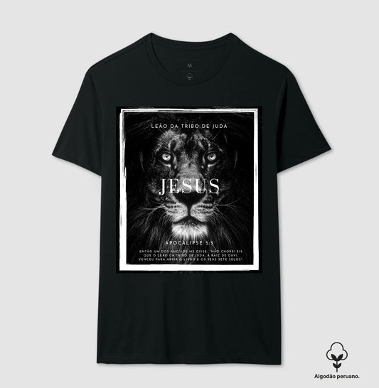 Camiseta Masculina Peruana | Leão Da Tribo De Judá