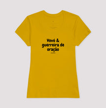 Camiseta Feminina | Vovó Guerreira de Oração
