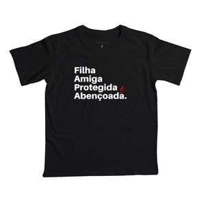 Camiseta Infantil | Abençoada