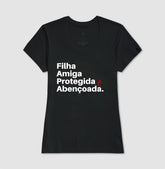 Camiseta Feminina | Abençoada