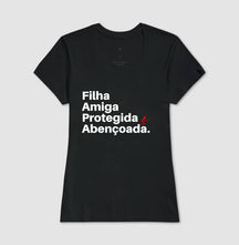 Camiseta Feminina | Abençoada