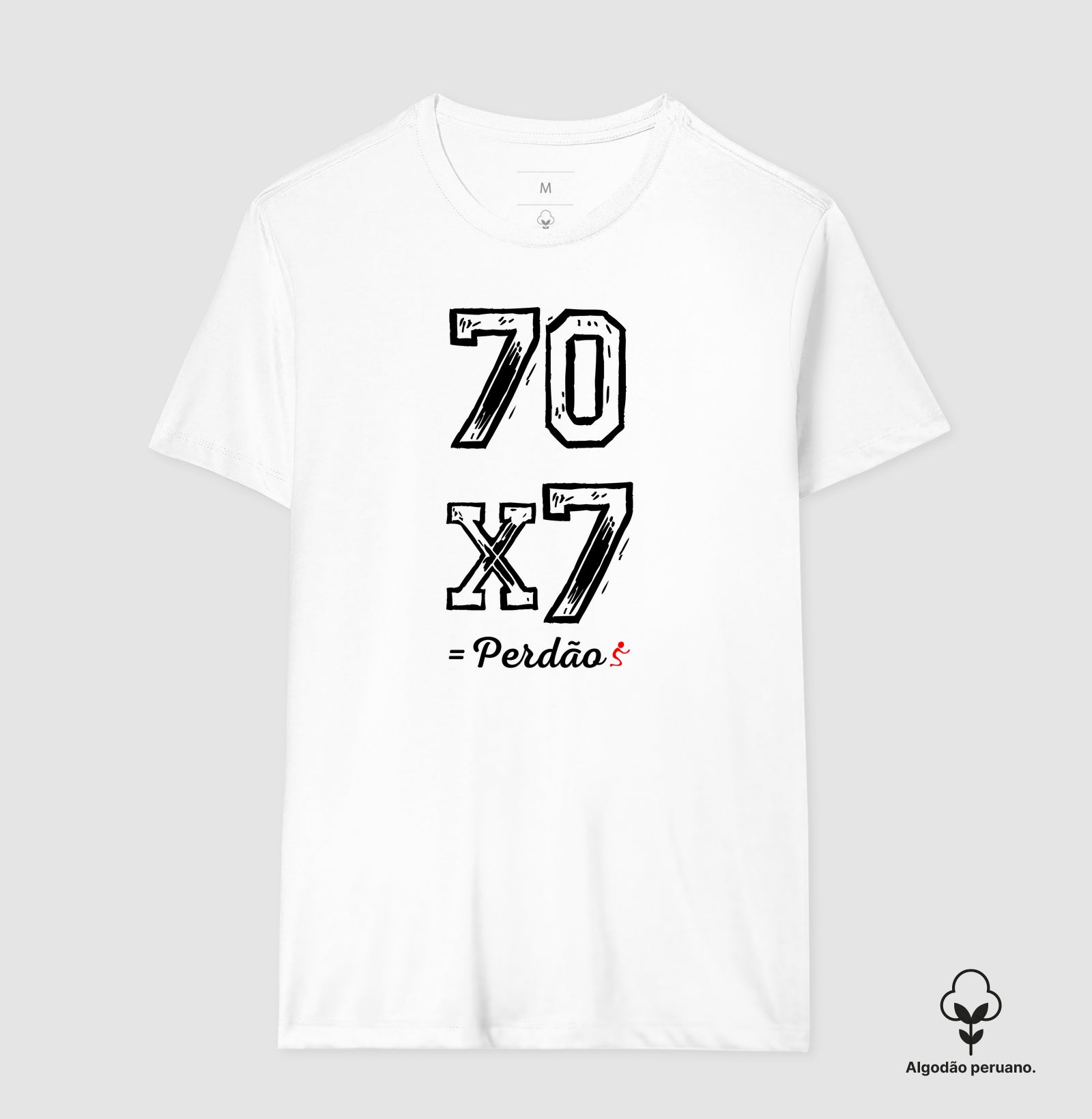 Camiseta Masculina Peruana | Perdão 70x7