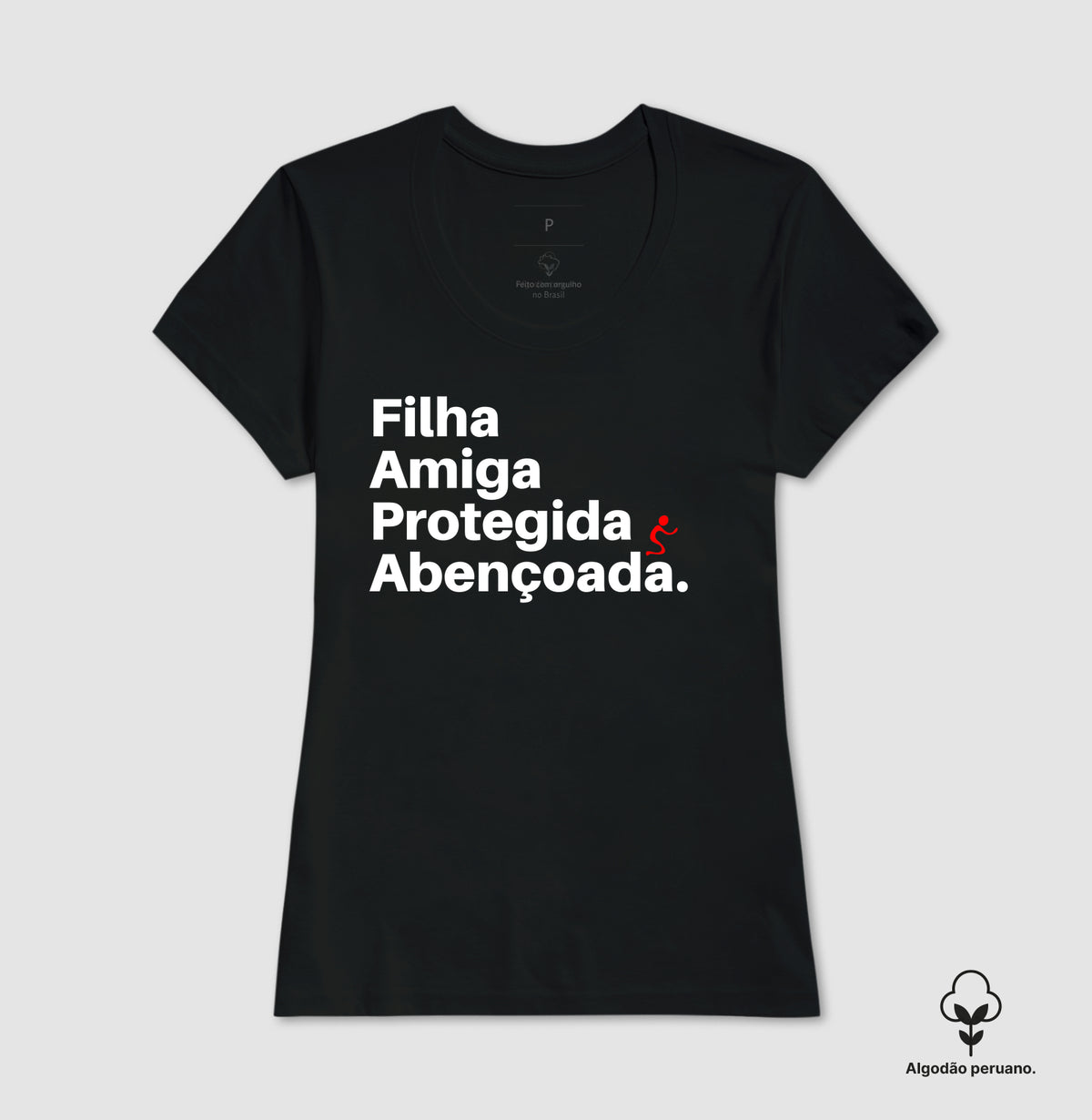 Camiseta Feminina Peruana | Abençoada
