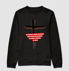 Moletom Sem Capuz | A mensagem da Cruz