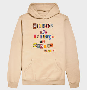 Moletom Com Capuz | Filhos São Herança Do Senhor