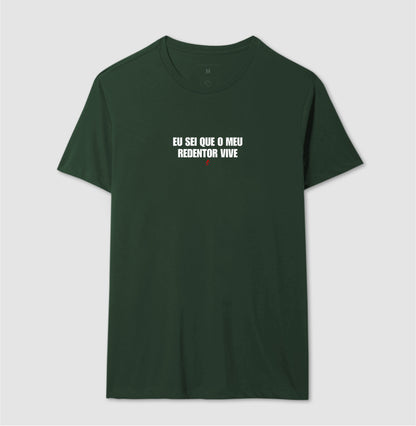 Camiseta Masculina | Meu Redentor Vive