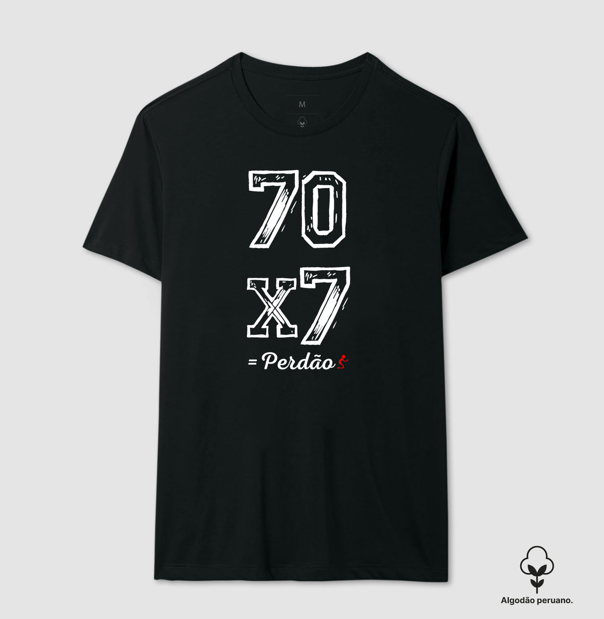 Camiseta Masculina Peruana | Perdão 70x7