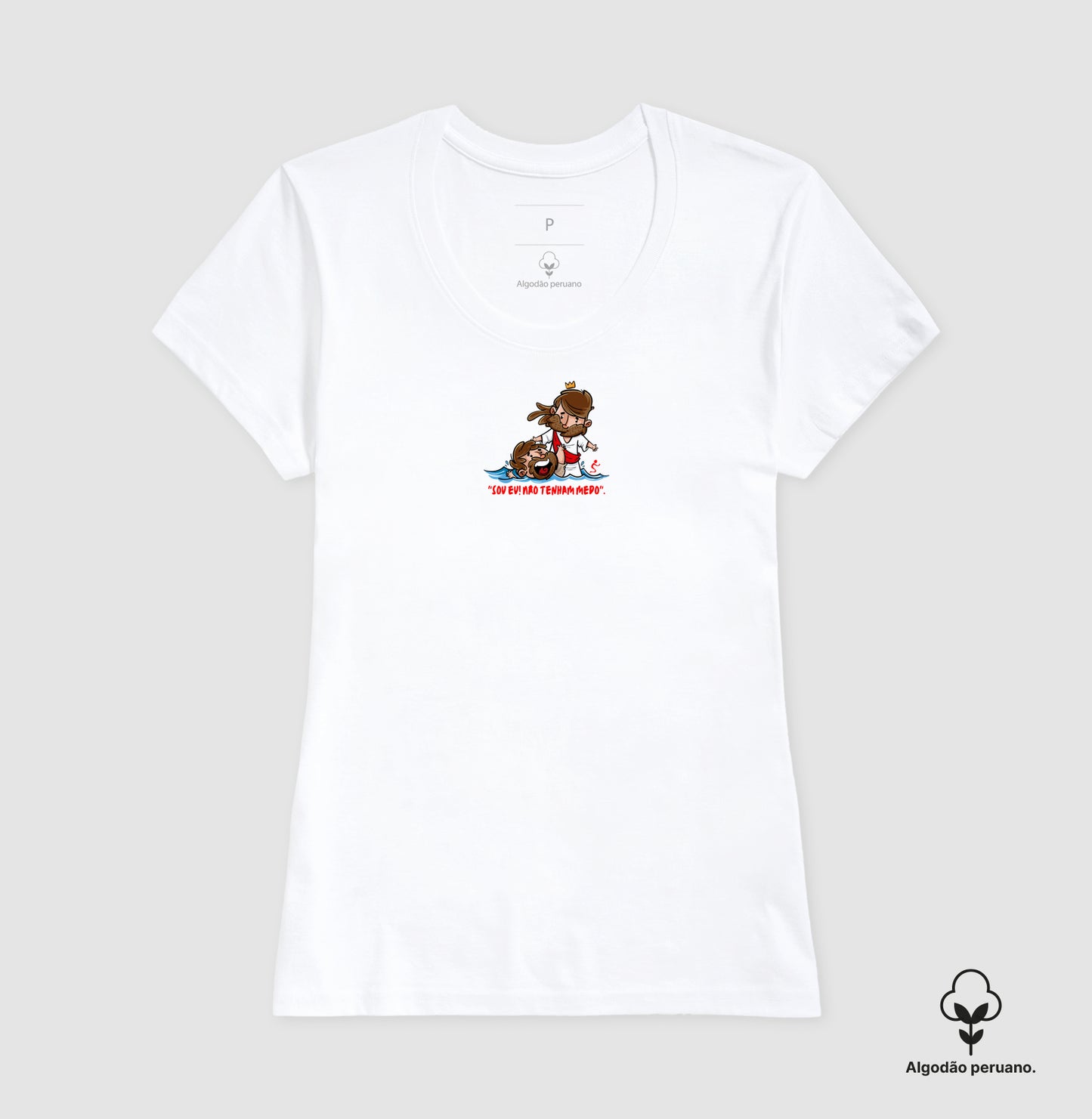 Camiseta Masculina Peruana | Não Tenha Medo